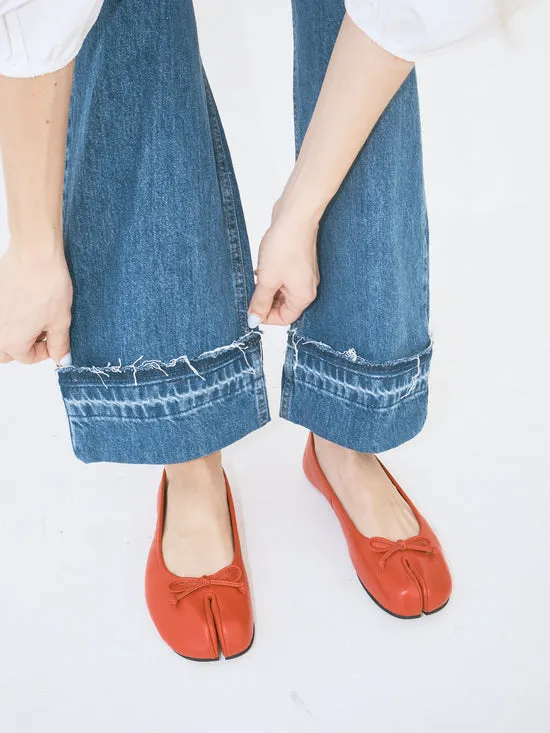 Lisa Says Gah Shoes Women Mason Ballet Flat Red
