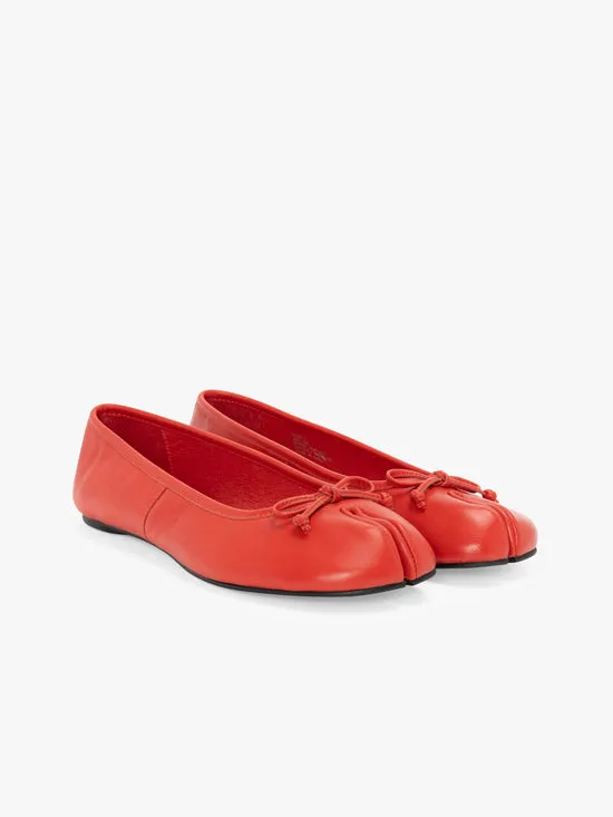 Lisa Says Gah Shoes Women Mason Ballet Flat Red