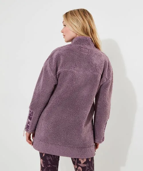 Loungewear and Pyjamas Joebrowns Apparel Sloe Joes Borg Fleece Funnel Purple Loungewear and Pyjamas Joebrowns Apparel Sloe Joes Borg Fleece Funnel Purple