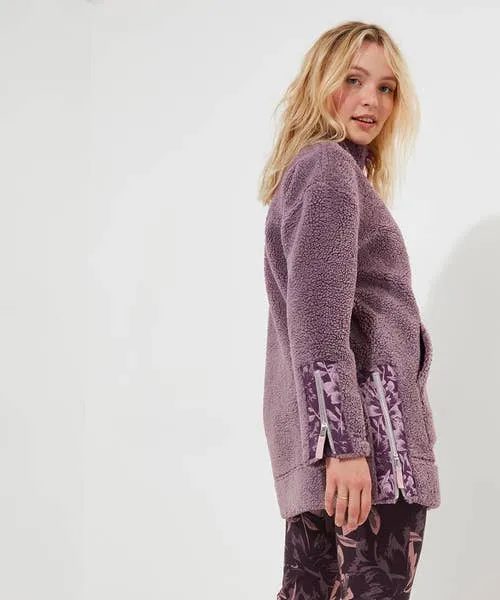 Loungewear and Pyjamas Joebrowns Apparel Sloe Joes Borg Fleece Funnel Purple Loungewear and Pyjamas Joebrowns Apparel Sloe Joes Borg Fleece Funnel Purple