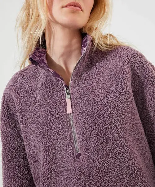Loungewear and Pyjamas Joebrowns Apparel Sloe Joes Borg Fleece Funnel Purple Loungewear and Pyjamas Joebrowns Apparel Sloe Joes Borg Fleece Funnel Purple