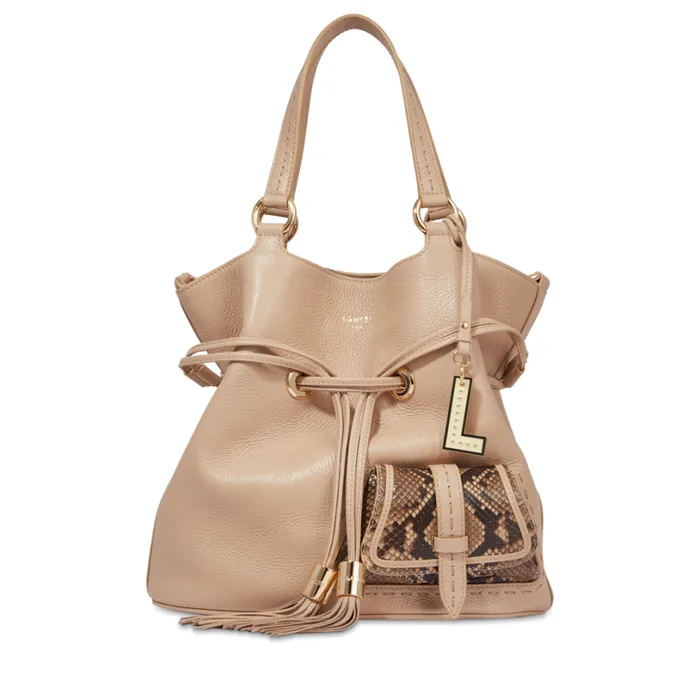 M Bucket Bag Cappuccinogold Women Lancel The Exotics