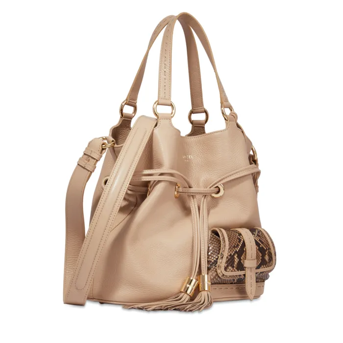 M Bucket Bag Cappuccinogold Women Lancel The Exotics M Bucket Bag Cappuccinogold Women Lancel The Exotics