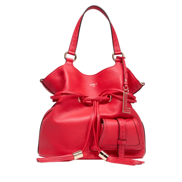 M Bucket Bag Kiss Red Women Lancel Shoulder Bags