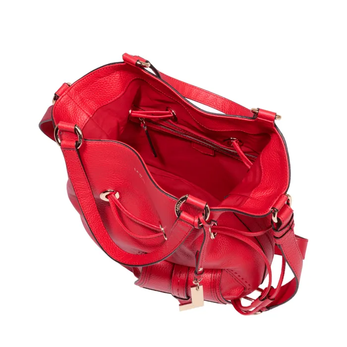 M Bucket Bag Kiss Red Women Lancel Shoulder Bags M Bucket Bag Kiss Red Women Lancel Shoulder Bags
