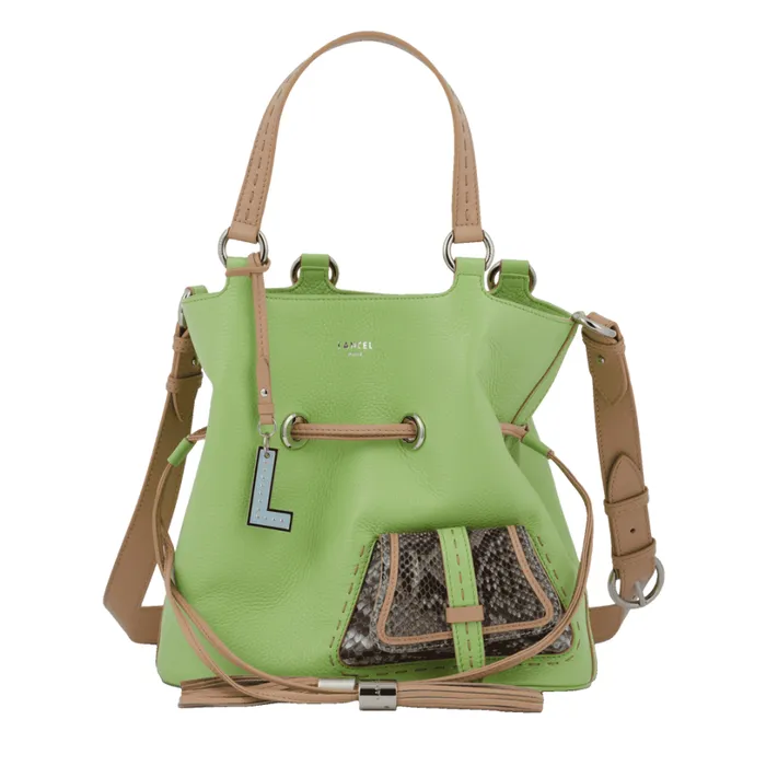 M Bucket Bag Multico Apple Green Women Lancel The Exotics