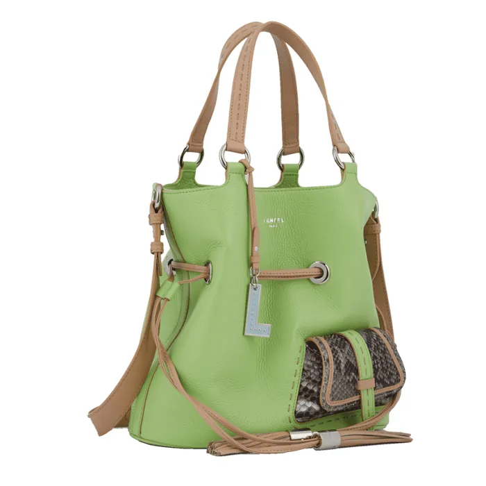 M Bucket Bag Multico Apple Green Women Lancel The Exotics M Bucket Bag Multico Apple Green Women Lancel The Exotics