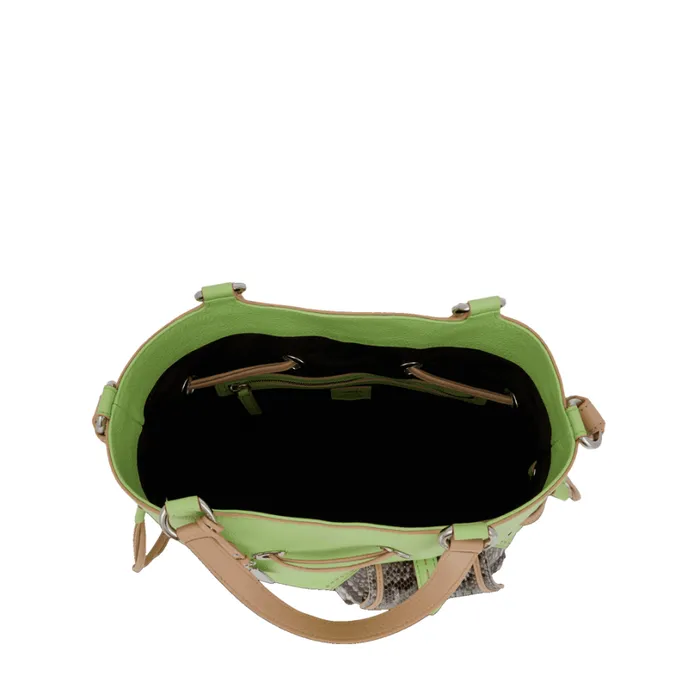 M Bucket Bag Multico Apple Green Women Lancel The Exotics M Bucket Bag Multico Apple Green Women Lancel The Exotics
