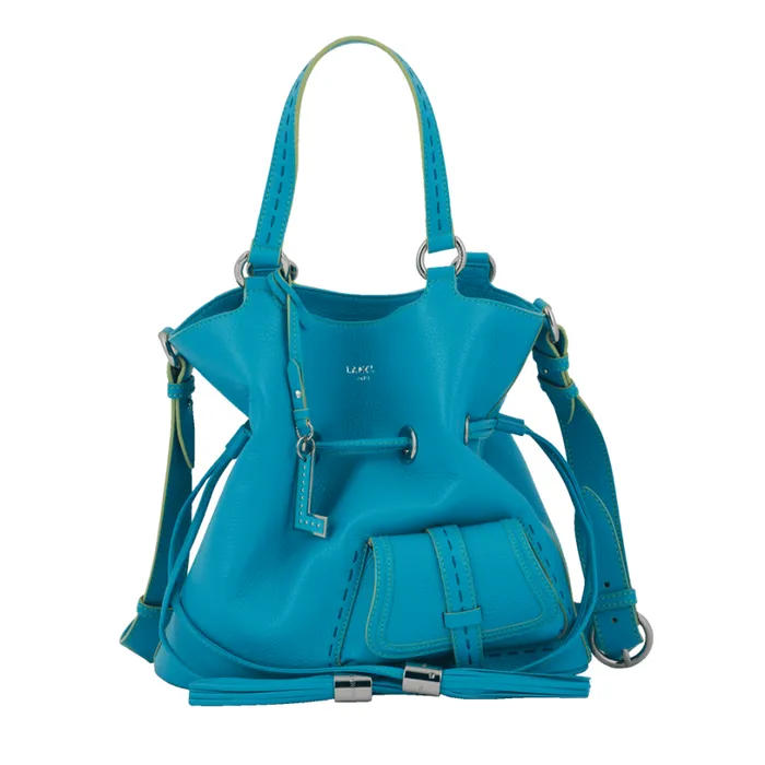 M Bucket Bag Multico Ocean Blue Women Lancel Bucket Bags
