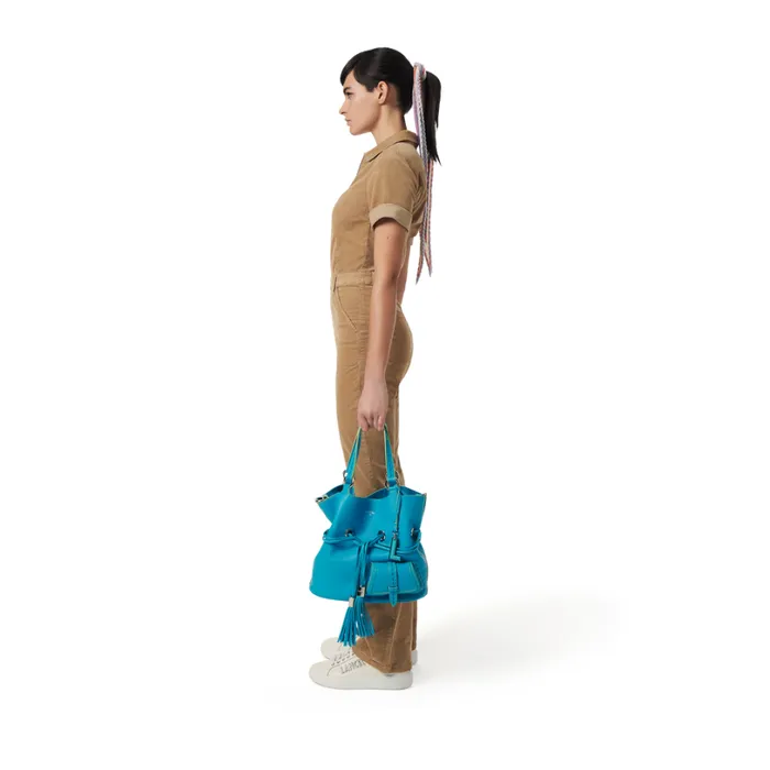 M Bucket Bag Multico Ocean Blue Women Lancel Bucket Bags M Bucket Bag Multico Ocean Blue Women Lancel Bucket Bags