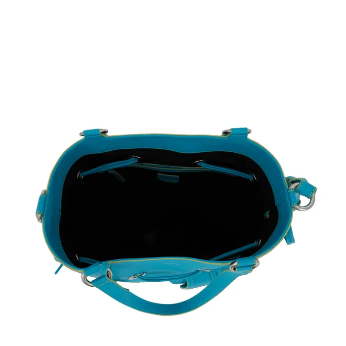 M Bucket Bag Multico Ocean Blue Women Lancel Bucket Bags M Bucket Bag Multico Ocean Blue Women Lancel Bucket Bags