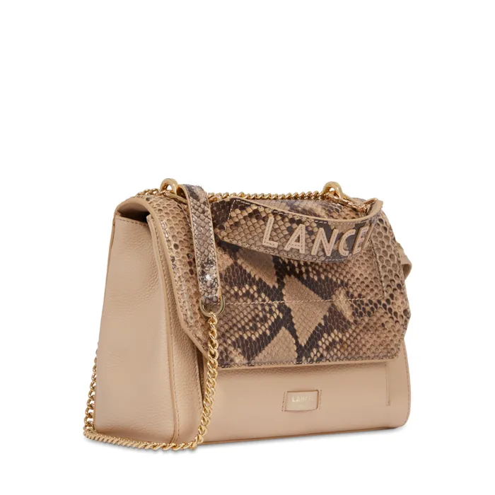 M Flap Bag Capuccinogold Women Lancel Hand Bags M Flap Bag Capuccinogold Women Lancel Hand Bags
