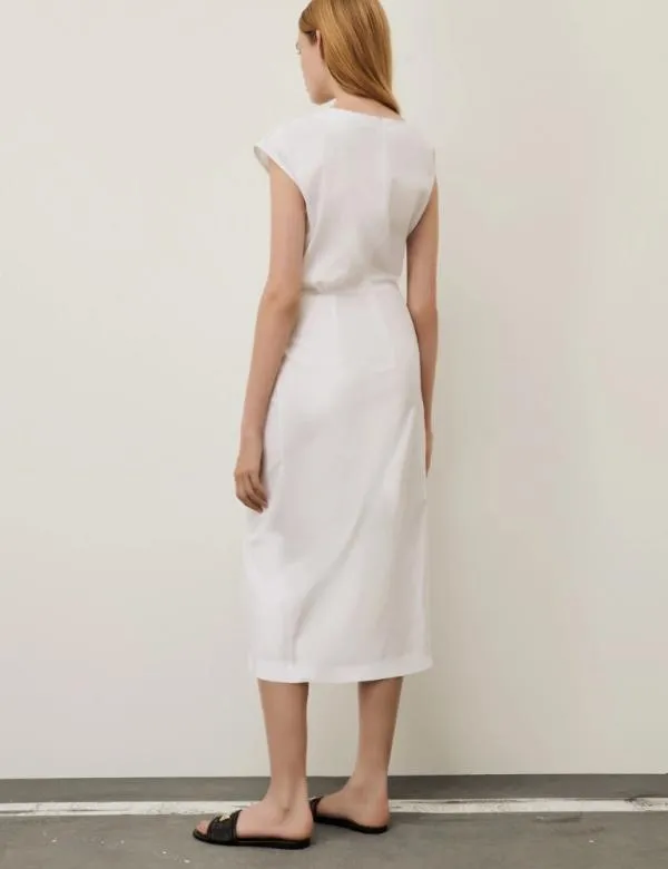 Marella Dresses Women Asymmetrical Dress White