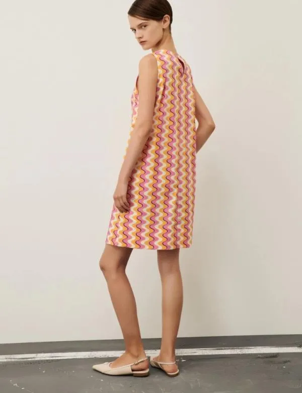 Marella Dresses Women Flared Dress Deep Rose