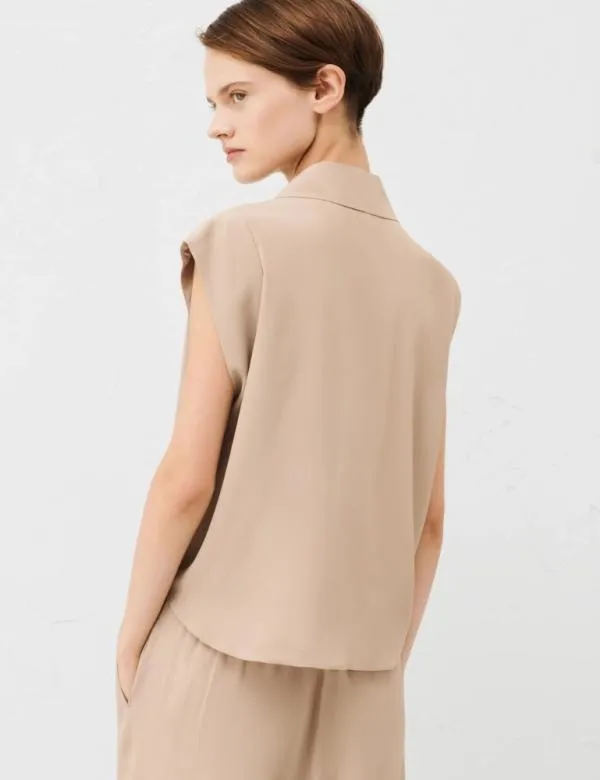 Marella Shirts Women Knotdetail Shirt Sand