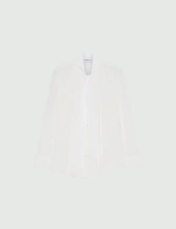 Marella Shirts Women Neckerchiefadorned Shirt Cream