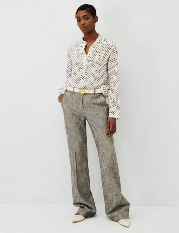 Marella Shirts Women Ruched Blouse White