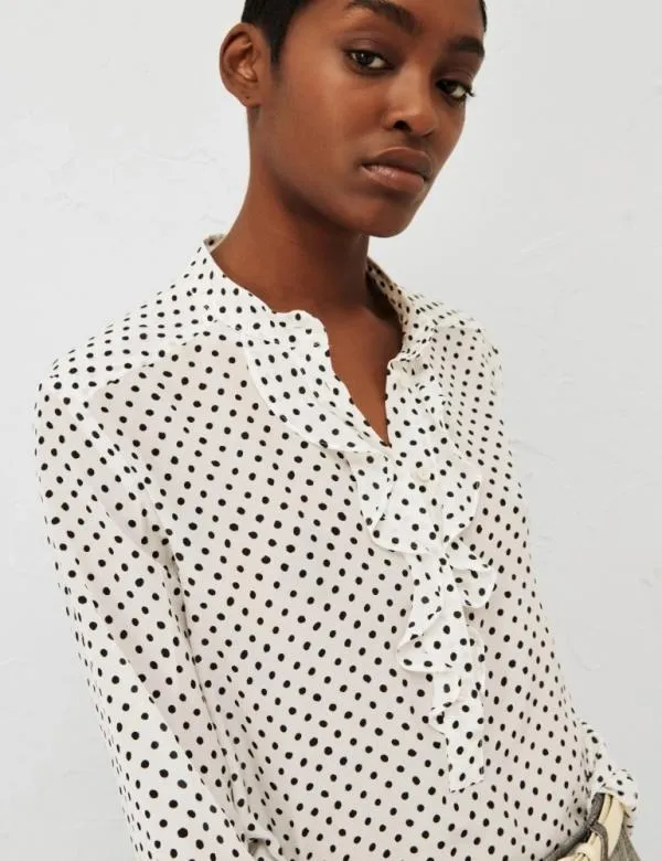 Marella Shirts Women Ruched Blouse White
