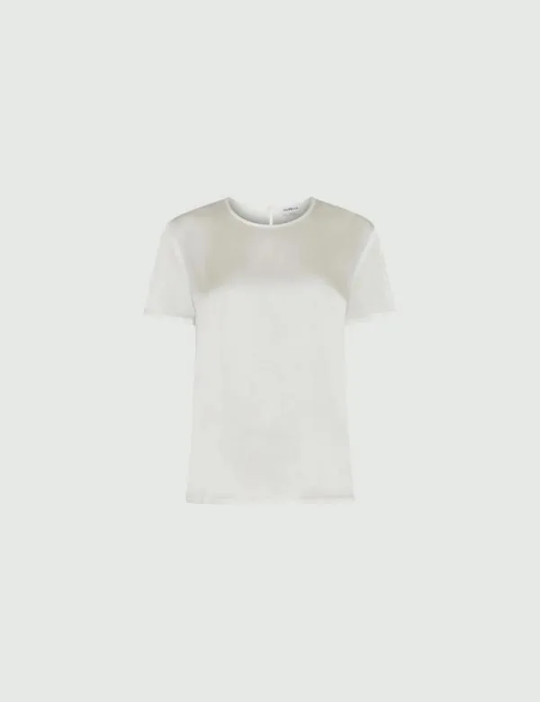 Marella Shirts Women Silk Tblouse White