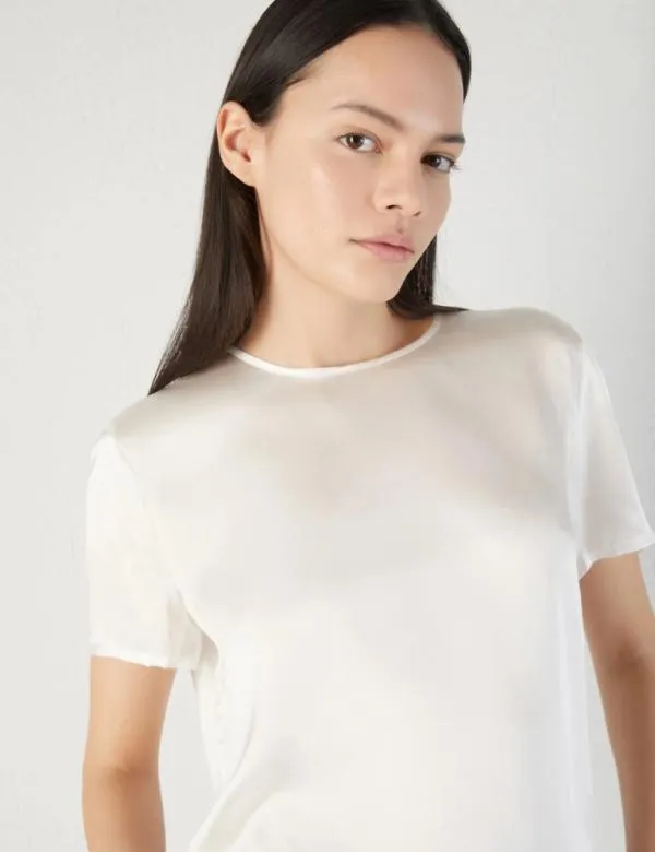 Marella Shirts Women Silk Tblouse White