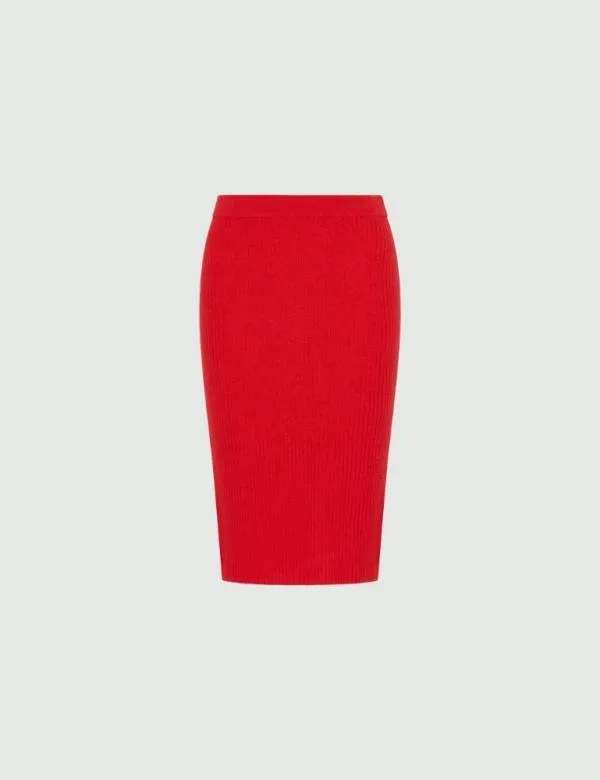 Marella Skirts Women Knitted Skirt Red