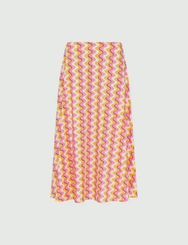 Marella Skirts Women Poplin Skirt Deep Rose