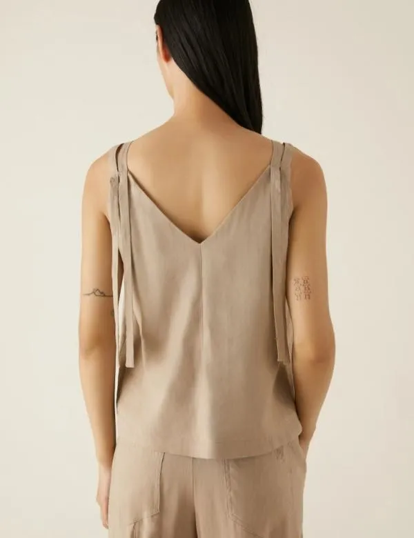 Marella Tops And TShirt Women Crop Top Beige