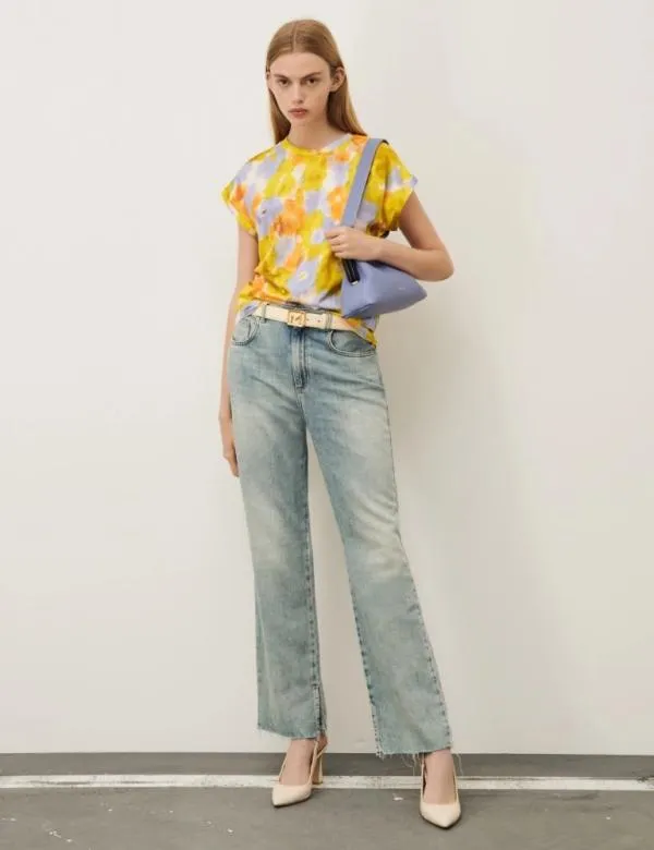 Marella Tops And TShirt Women Jersey Tshirt Lavender