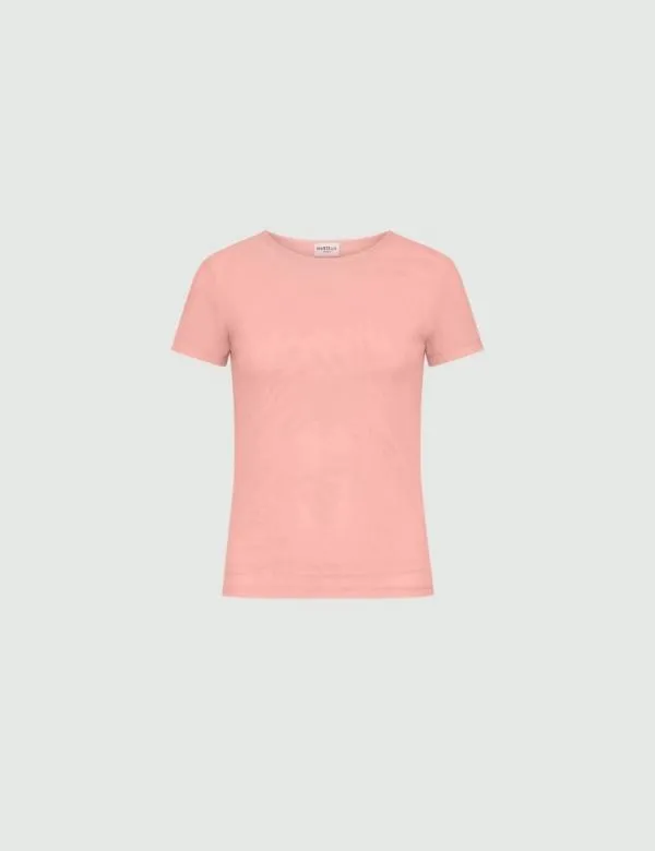 Marella Tops And TShirt Women Tulle Tshirt Peach