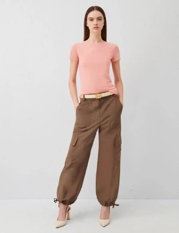 Marella Tops And TShirt Women Tulle Tshirt Peach