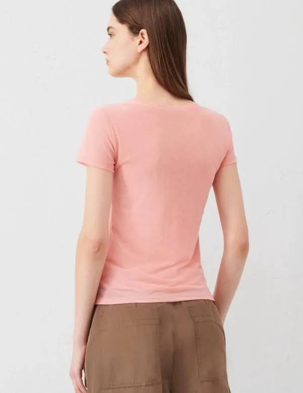 Marella Tops And TShirt Women Tulle Tshirt Peach