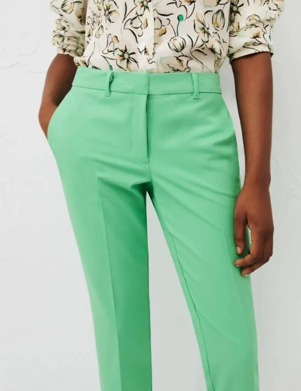 Marella Trousers Women Chino Trousers Bright Green