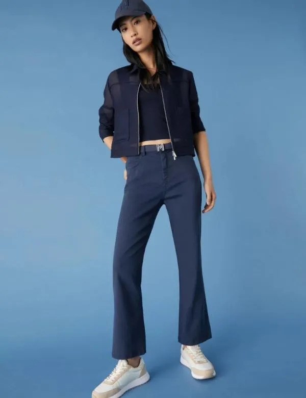 Marella Trousers Women Flared Jeans Midnightblue