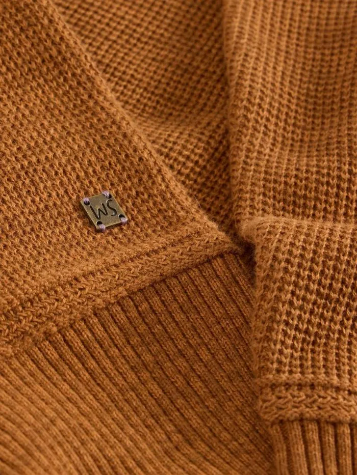 Men Attadale Crew Neck Jumper Dark Orange White Stuff Knitwear Men Attadale Crew Neck Jumper Dark Orange White Stuff Knitwear