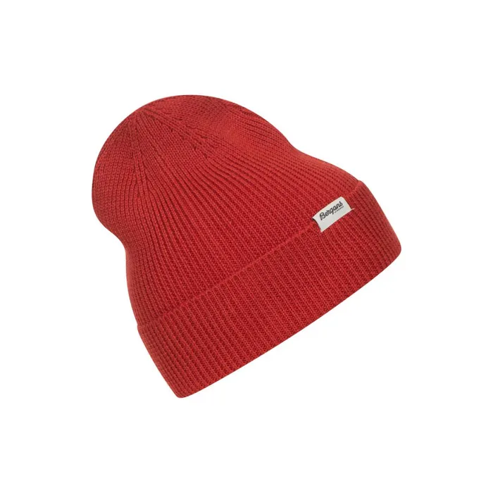 Men Bergans Of Norway Beanies And Caps Allround Beanie Dark Brick