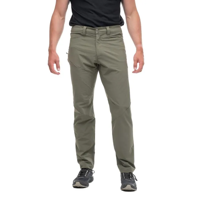 Men Bergans Of Norway Everyday Pants Vandre Light Softshell Pants Greenmud