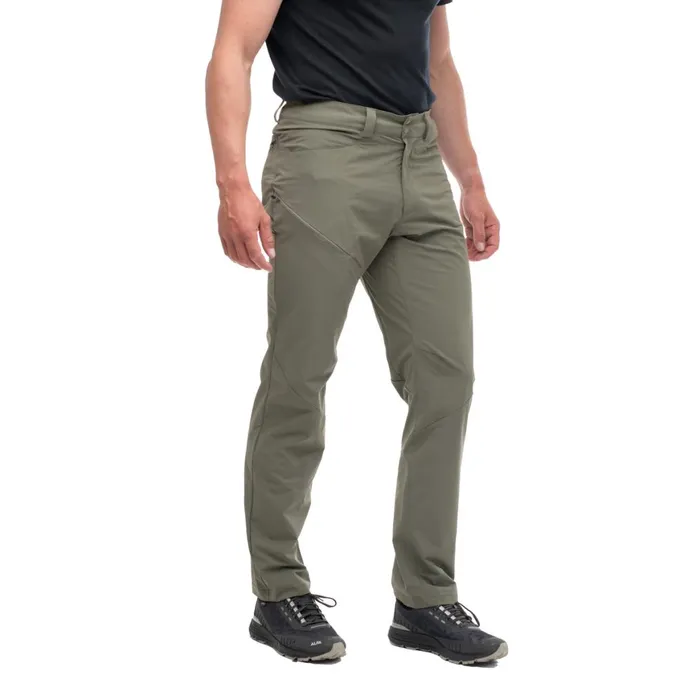 Men Bergans Of Norway Everyday Pants Vandre Light Softshell Pants Greenmud