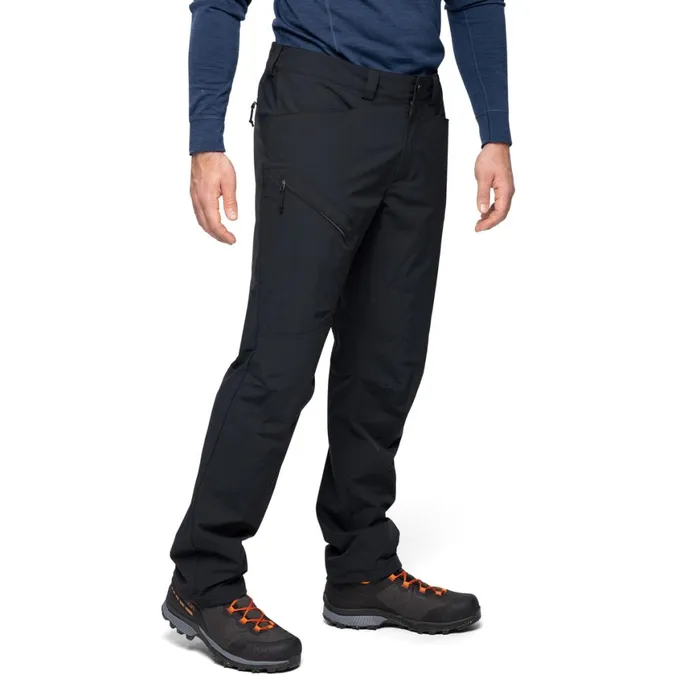 Men Bergans Of Norway Hiking Pants Vaagaa Light Softshell Pants Black