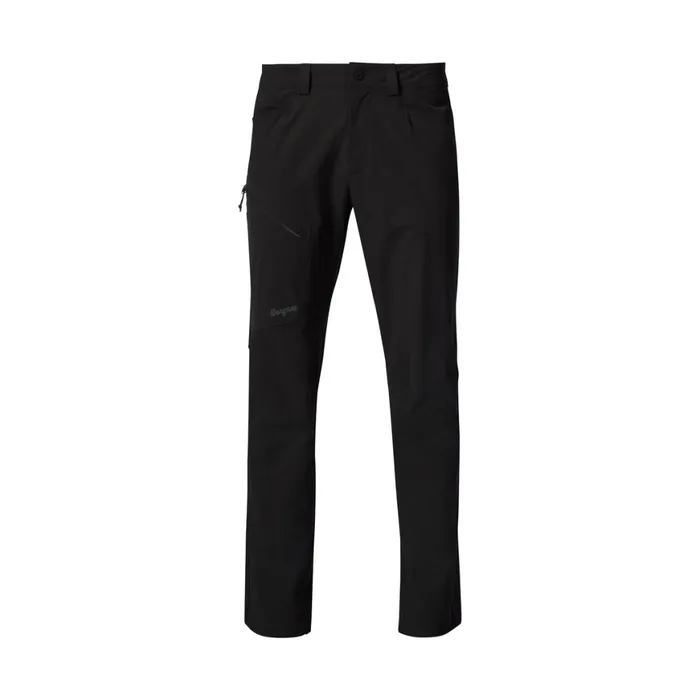 Men Bergans Of Norway Hiking Pants Vaagaa Light Softshell Pants Black