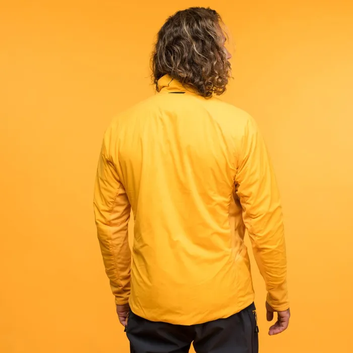Men Bergans Of Norway Insulation Y Mountainline Light Insulated Air Jacket Mango Yellow