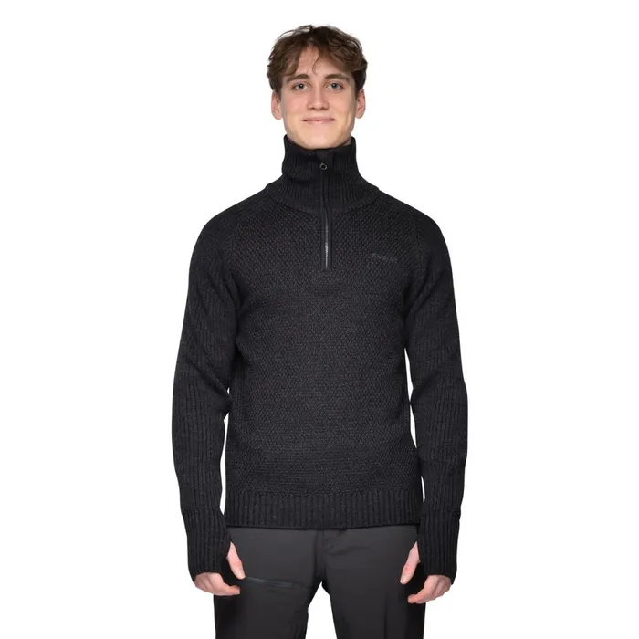Men Bergans Of Norway Jumpers And Long Sleeves Ulriken Jumper Black