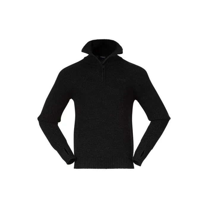 Men Bergans Of Norway Jumpers And Long Sleeves Ulriken Jumper Black