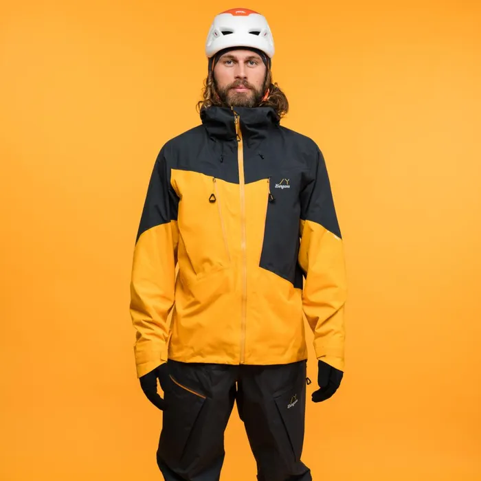Men Bergans Of Norway Shell Jackets Y Mountainline Bold 3l Shell Jacket