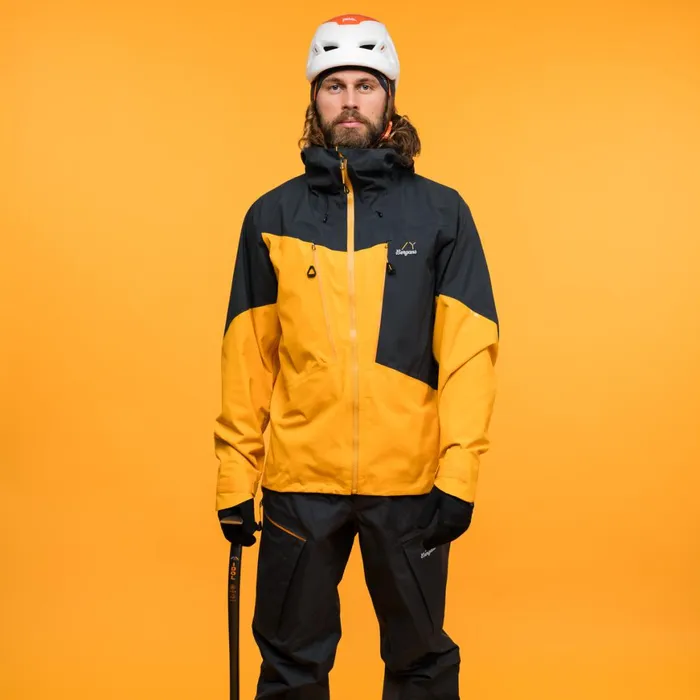 Men Bergans Of Norway Shell Jackets Y Mountainline Bold 3l Shell Jacket