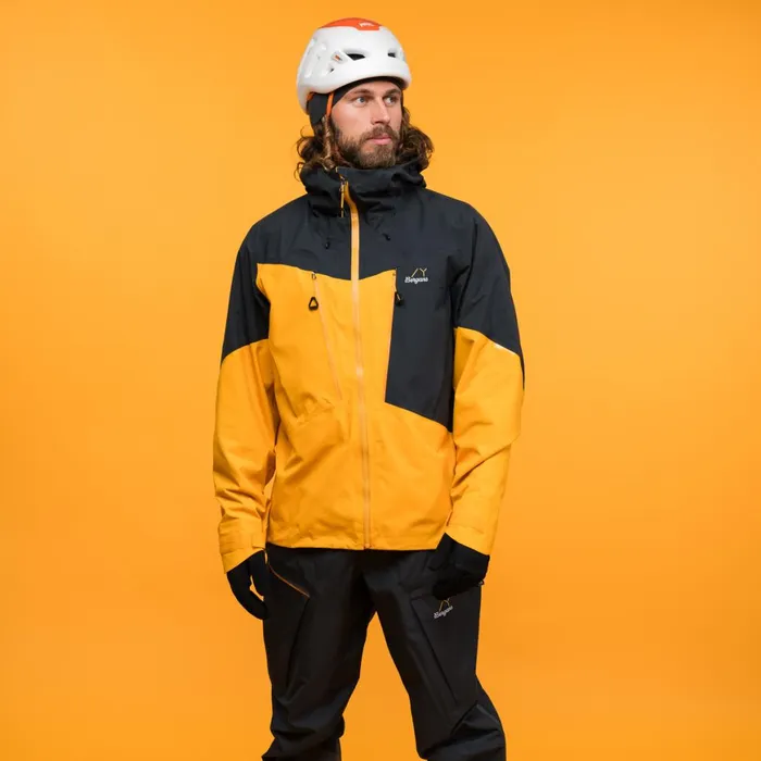 Men Bergans Of Norway Shell Jackets Y Mountainline Bold 3l Shell Jacket
