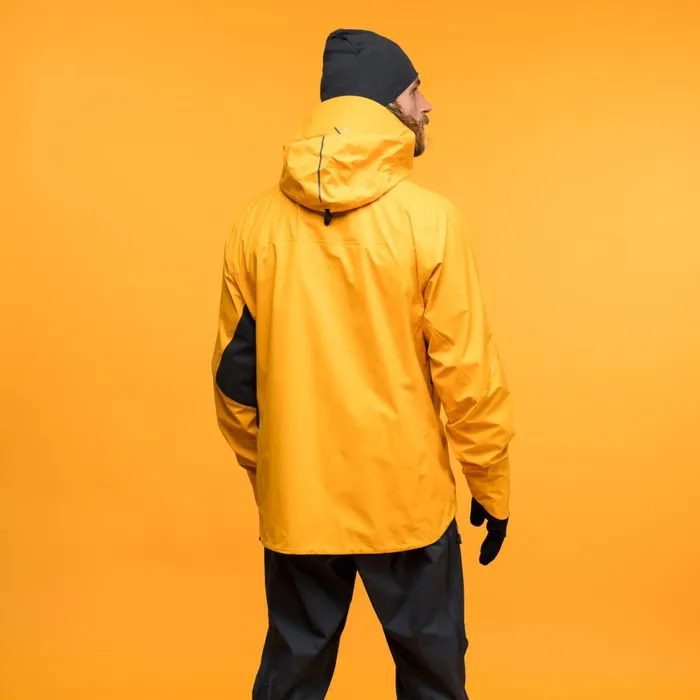 Men Bergans Of Norway Ski Jackets Y Mountainline Breathe 3l Shell Jacket Mango Yellow