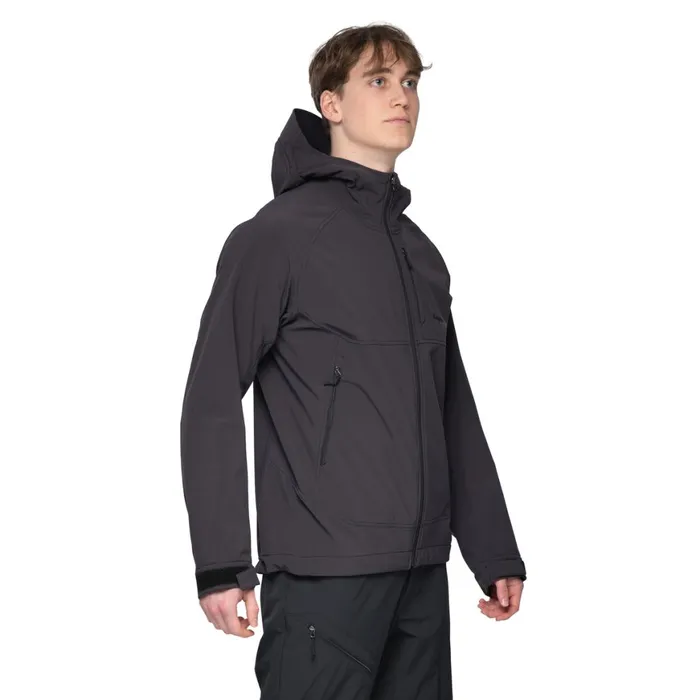 Men Bergans Of Norway Softshell Jackets Vaagaa Softshell Jacket Hood Black