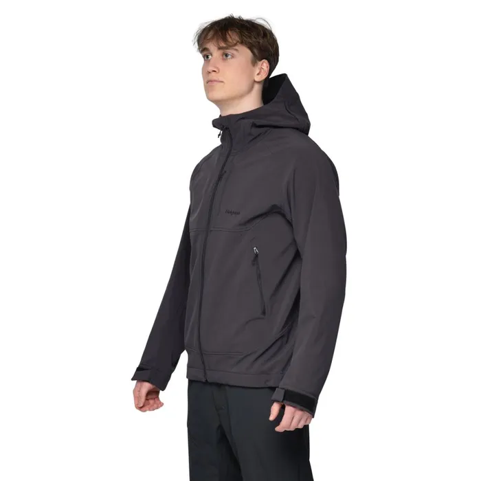 Men Bergans Of Norway Softshell Jackets Vaagaa Softshell Jacket Hood Black