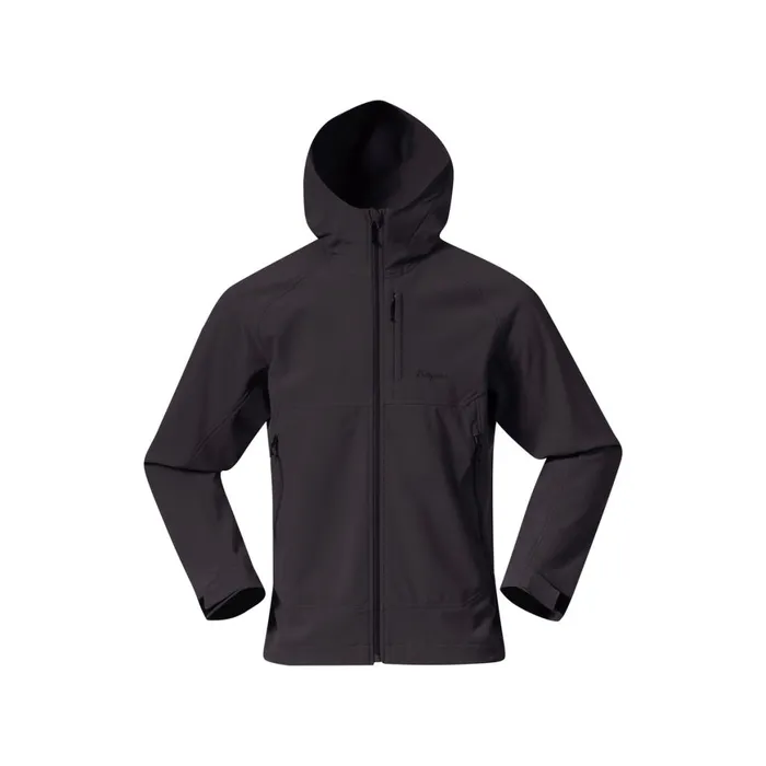 Men Bergans Of Norway Softshell Jackets Vaagaa Softshell Jacket Hood Black