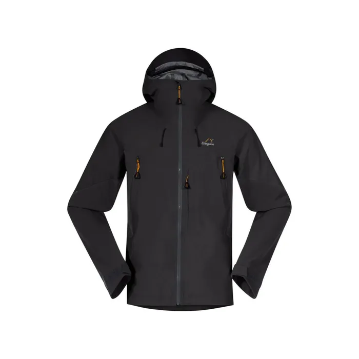 Men Bergans Of Norway Softshell Jackets Y Mountainline Hybrid Softshell Jacket Dark Shadow Grey